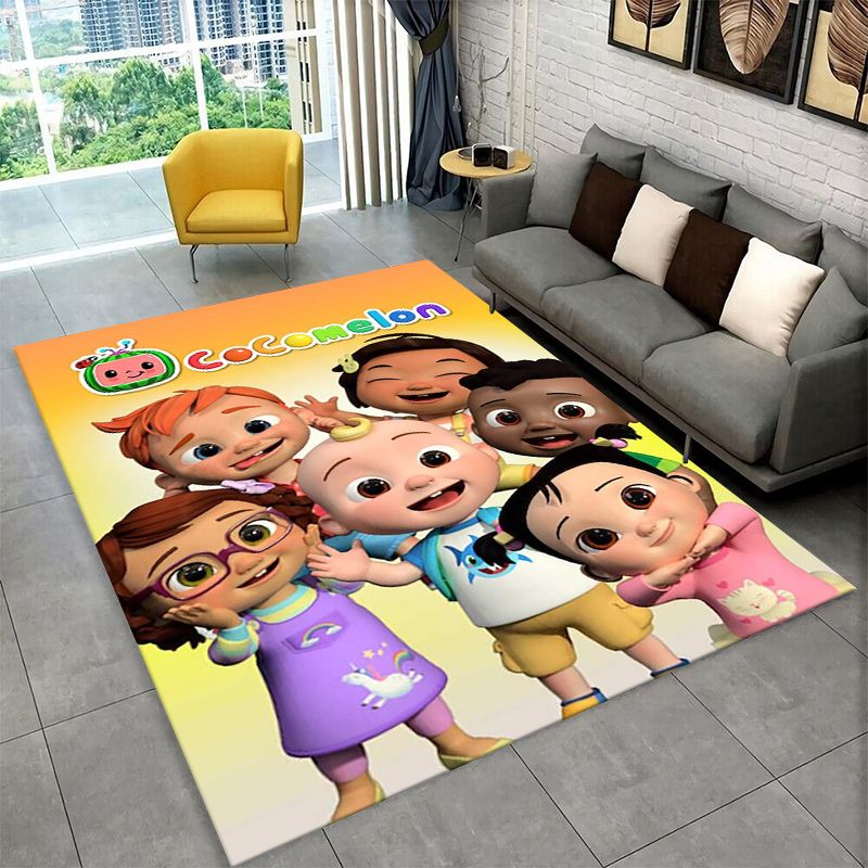 Kids Outdoor Area - Karpet Area Anti-Selip Bertema Kartun C-CoComelon