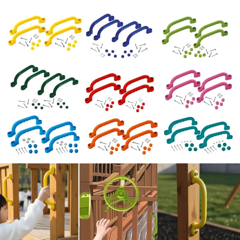 4 Buah Pegangan Bingkai Panjat - Kids Outdoor Climbing Frame ulasan dan harga